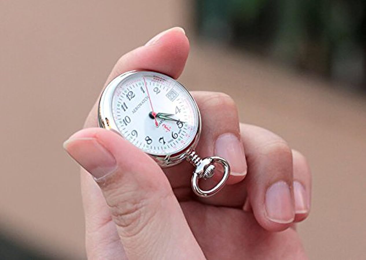 【新品】AEROWATCH(アエロウォッチ)懐中時計（ナースウォッチ） Amazon | AERO(アエロ） ナースウォッチ 32825PD01 【正規輸入品